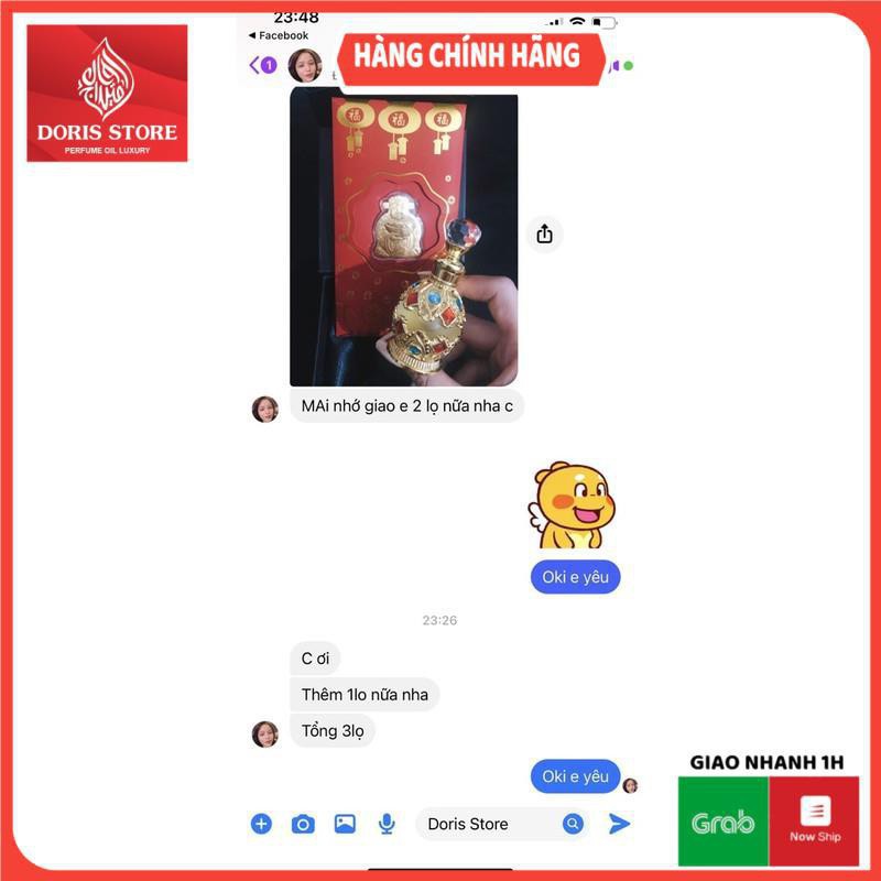 [CHÍNH HÃNG] Tinh dầu Dubai dành cho nữ - thiết kế đá tròn 20mL | Thế Giới Skin Care