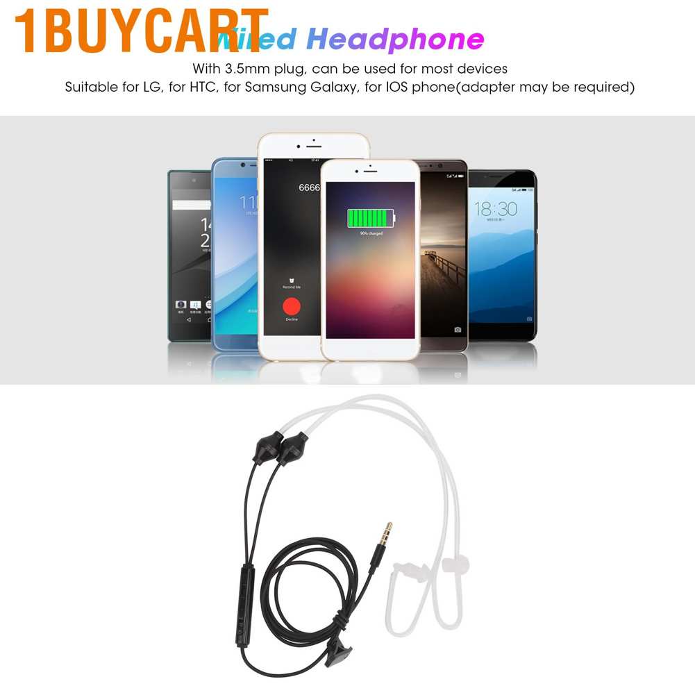 Tai nghe nhét tai có dây 1buycart jack 3.5mm cho Samsung
