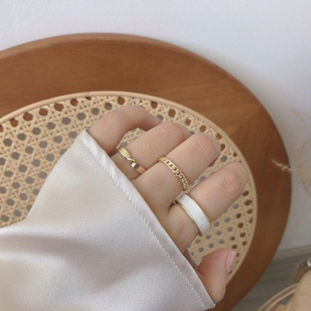 Nhẫn Hở Tùy Chỉnh Thời Trang Quyến Rũ Phong Cách Hàn Quốc