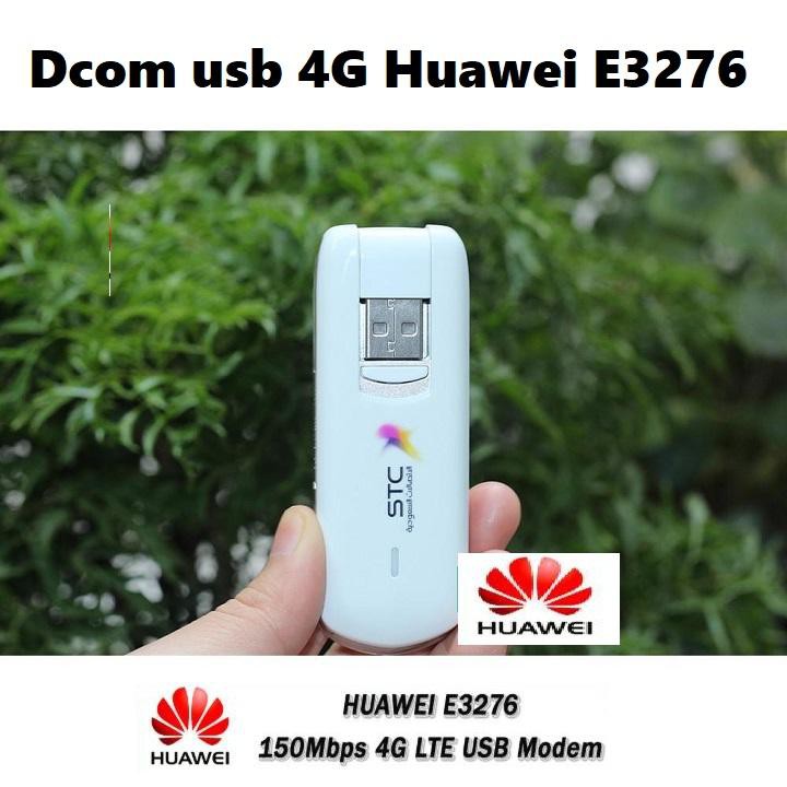 Dcom 4G Huawei E3276 Đa Mạng Tốc Độ Cao,chạy Tất Cả Các Mạng - Tặng siêu sim 4G
