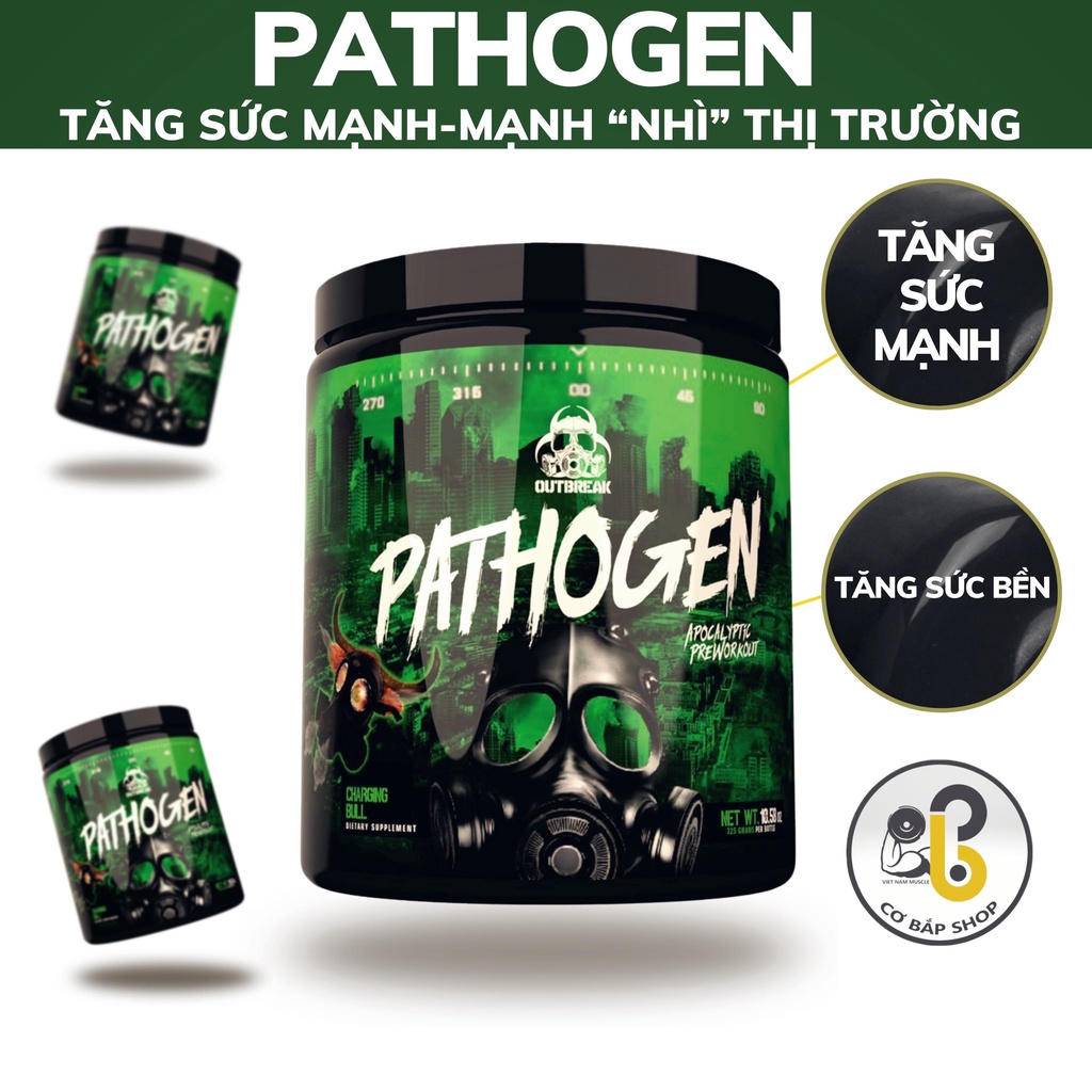 SALE MỚI BỘT MỊN - DATE XA ' Thực Phẩm Bổ Sung Outbreak PATHOGEN Preworkout ( 325g )