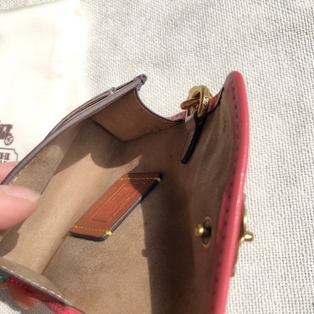 COACH Ví Đựng Tiền Xu Nhỏ Xinh Cho Nữ F89409