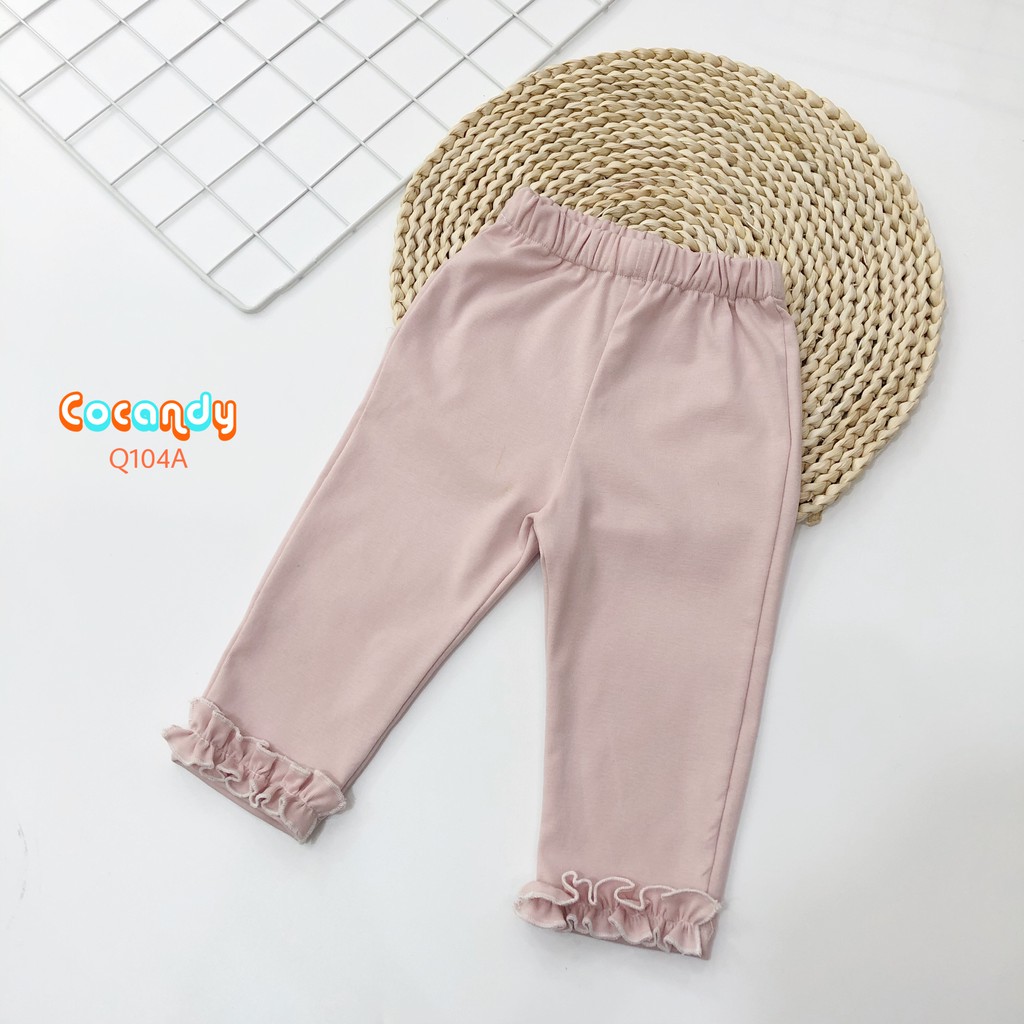 QUẦN LEGGING VIỀN BÈO DỄ THƯƠNG CHO BÉ 6 THÁNG | 1 TUỔI | 2 TUỔI | 3 TUỔI | 4 TUỔI | 5 TUỔI | 6 TUỔI TỪ 7 đến 23 kg