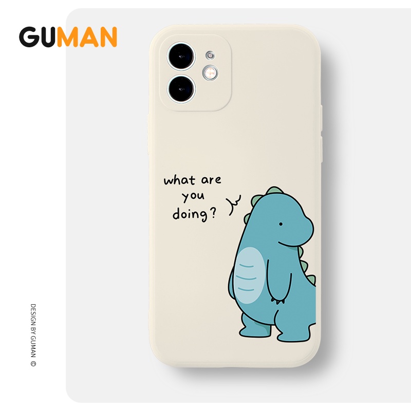Ốp lưng GUMAN mềm chống sốc cặp đôi dễ thương đẹp cho iPhone 13 12 11 Pro Max SE 20 X XR XS ip 8 7 6S 6 Plus kute B188