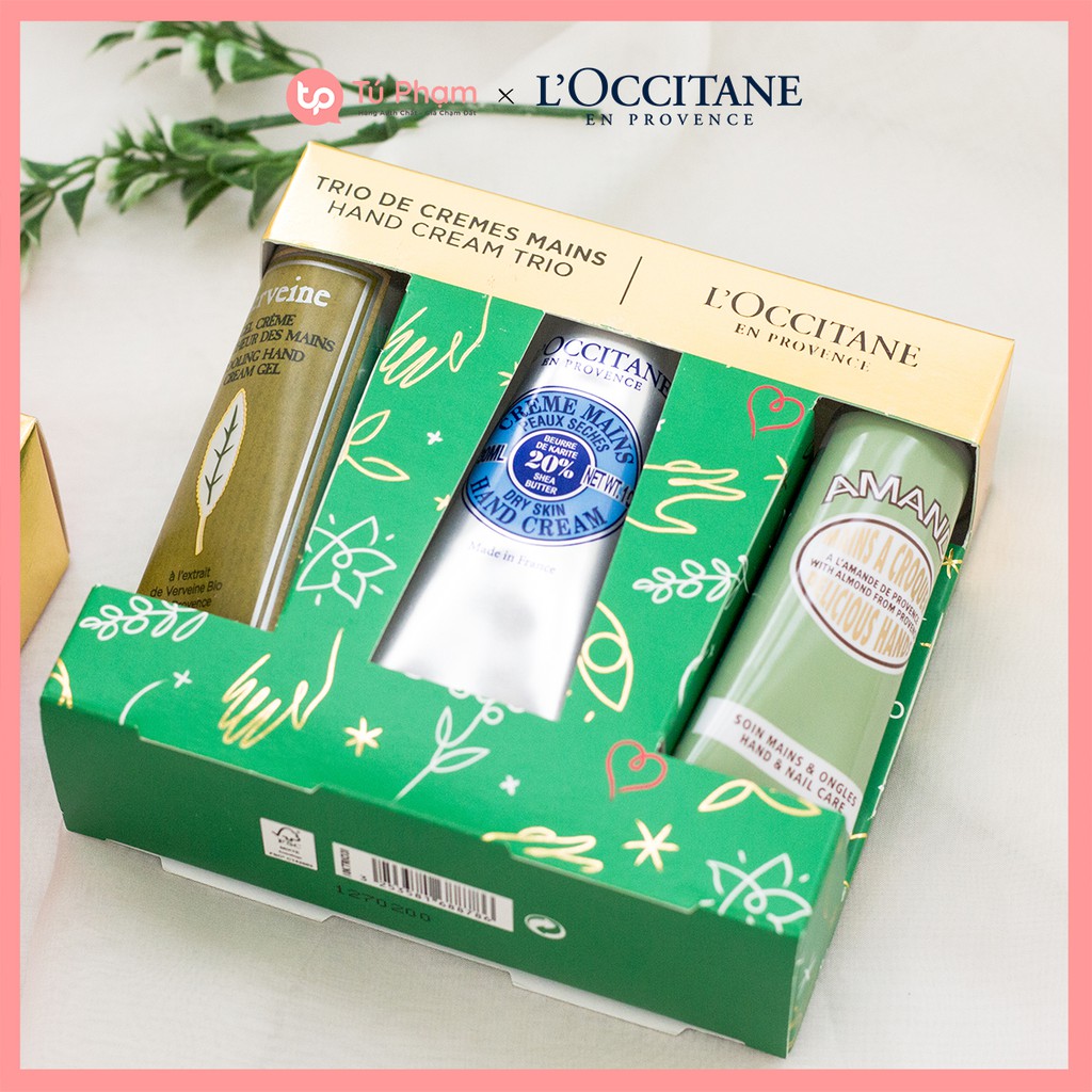 Bộ Sản Phẩm 3 Kem Dưỡng Da Tay L'occitane Trio De Cremes Mains | BigBuy360 - bigbuy360.vn