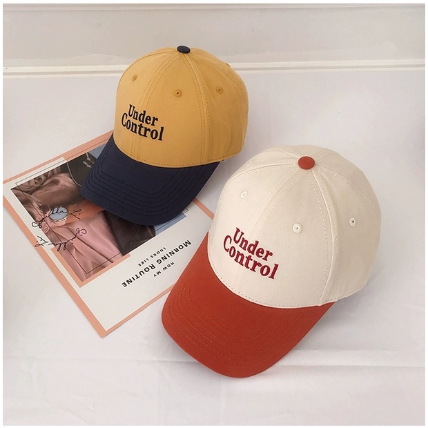 Mũ lưỡi trai UNDER CONTROL thời trang cao cấp unisex freesize