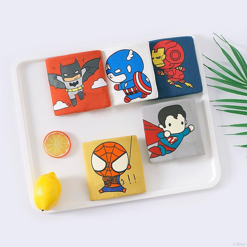 Set 5 quần lót boxer mềm mại cho bé trai