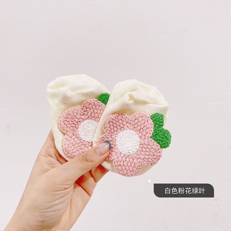 Giày vải, vớ chân cho trẻ em siêu cute hình hoa cúc, hoa bé ngoan