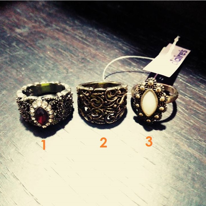 Nhẫn H&M chính hãng đính đá sang chảnh