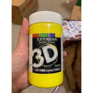 MÀU ACRYLIC 3D 300ML ( BẢNG MÀU 1)