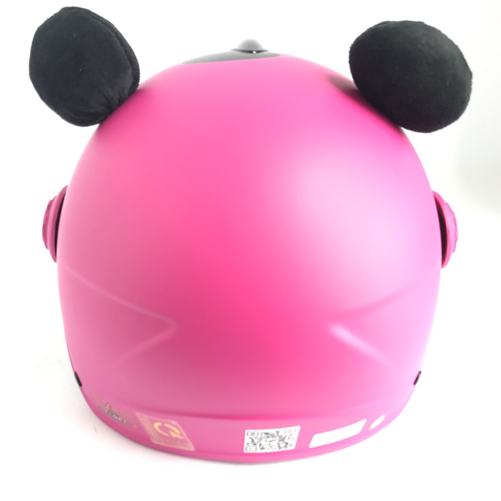 Mũ bảo hiểm trẻ em có kính V&amp;S Helmet Chuột Mickey đào nhám - Vs103KS