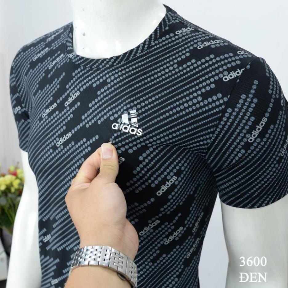 Áo phông nam thể thao adidas cao cấp mùa hè cộc tay cổ tròn chất thun lạnh mã 3600 ! .