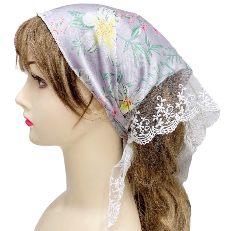 Khăn Lưới Trùm Đầu Đính Đá Lấp Lánh Cho Nữ