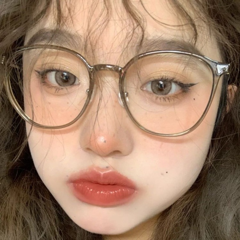 Mắt Kính Gọng Tròn Chống Ánh Sáng Xanh Thời Trang Hàn Quốc Cổ Điển