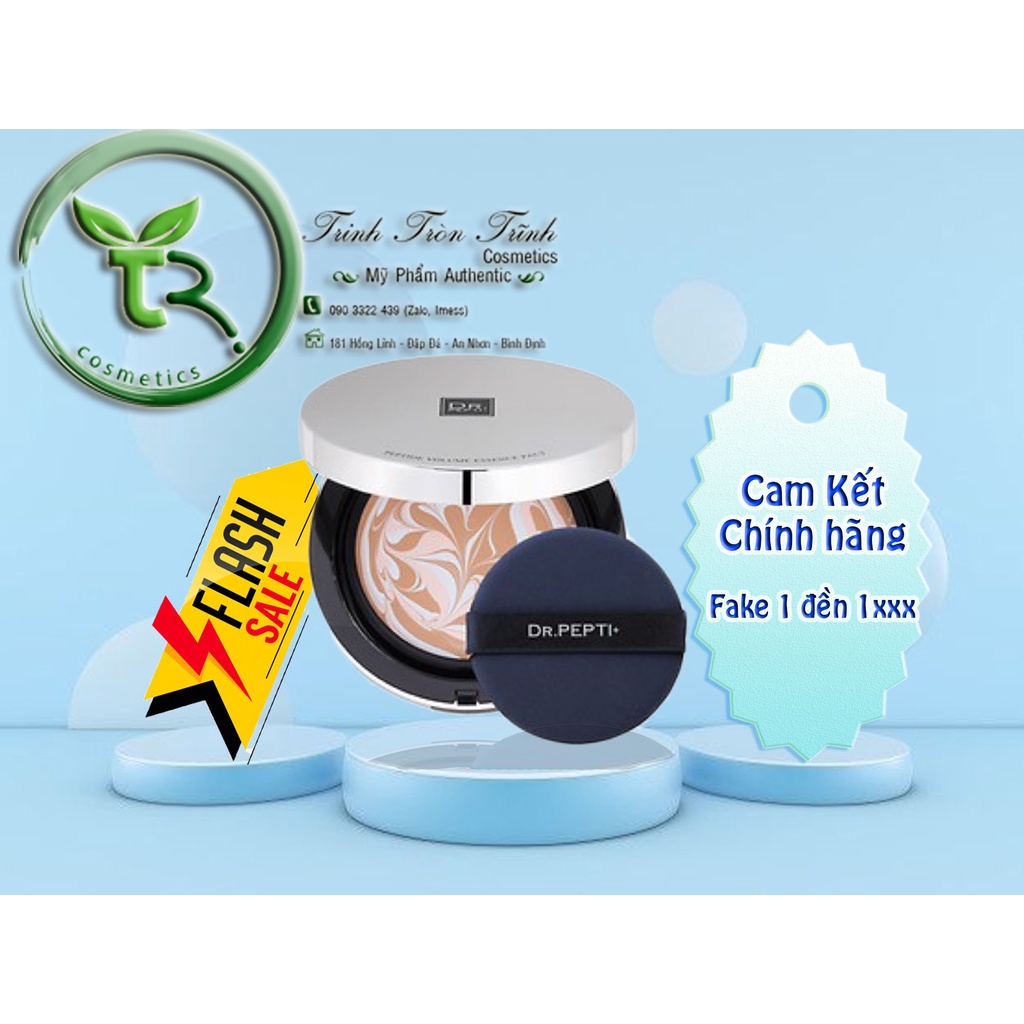 Phấn Tươi Nước DR.PEPTI Volume Essence Pact