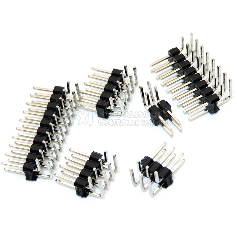 Bộ 10 Pin Nối PCB R / A 2.54mm 2 * 3 / 4 / 10 / 12 / 15 / 40Pin Cho Arduino
