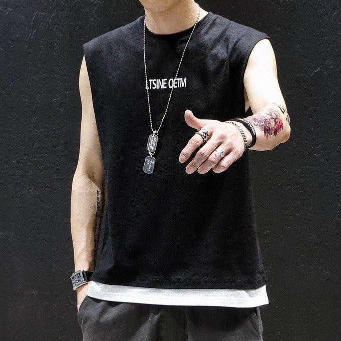 Áo 3 Lỗ , Áo Phông Tanktop Có Mũ 3 Màu 100% Cotton