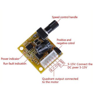 Mạch Điều Khiển Tốc Độ Động Cơ Không Chổi Than Bldc  5v-12v 2a 15w