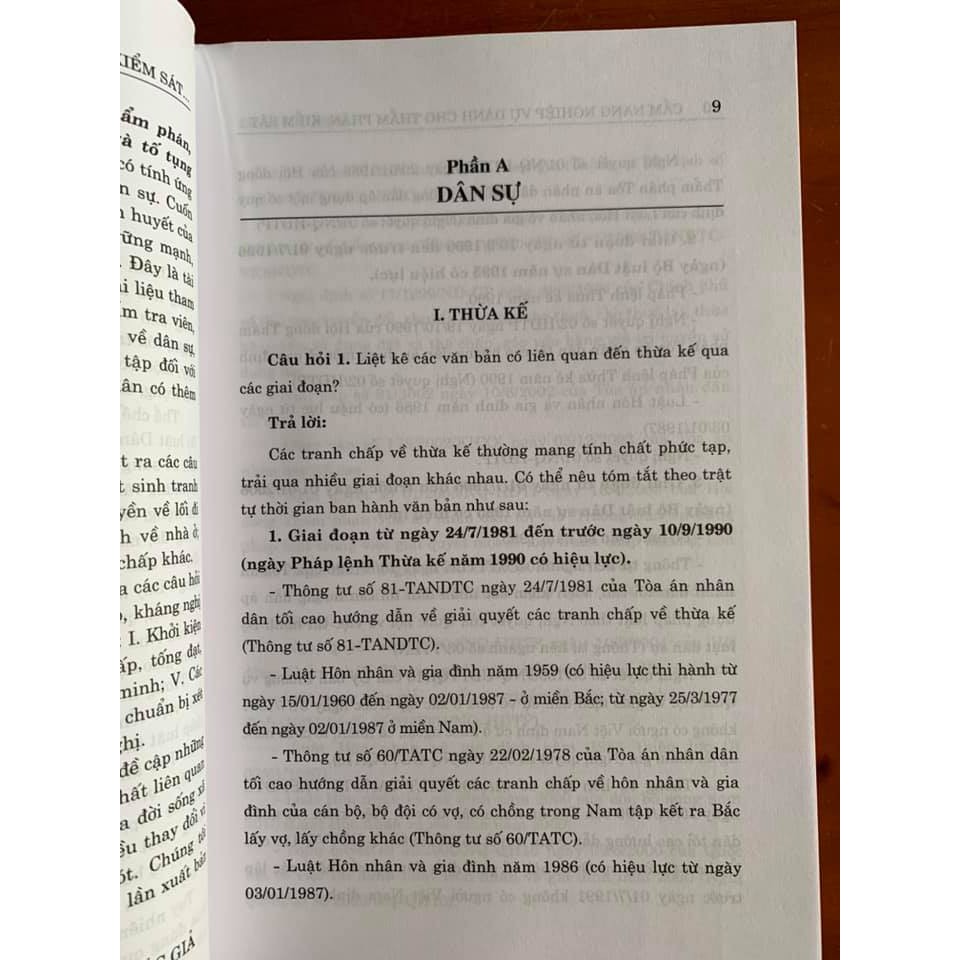 Sách - Cẩm nang nghiệp vụ dành cho thẩm phán, kiểm sát viên, luật sư (trong lĩnh vực dân sự và tố tụng dân sự) | BigBuy360 - bigbuy360.vn