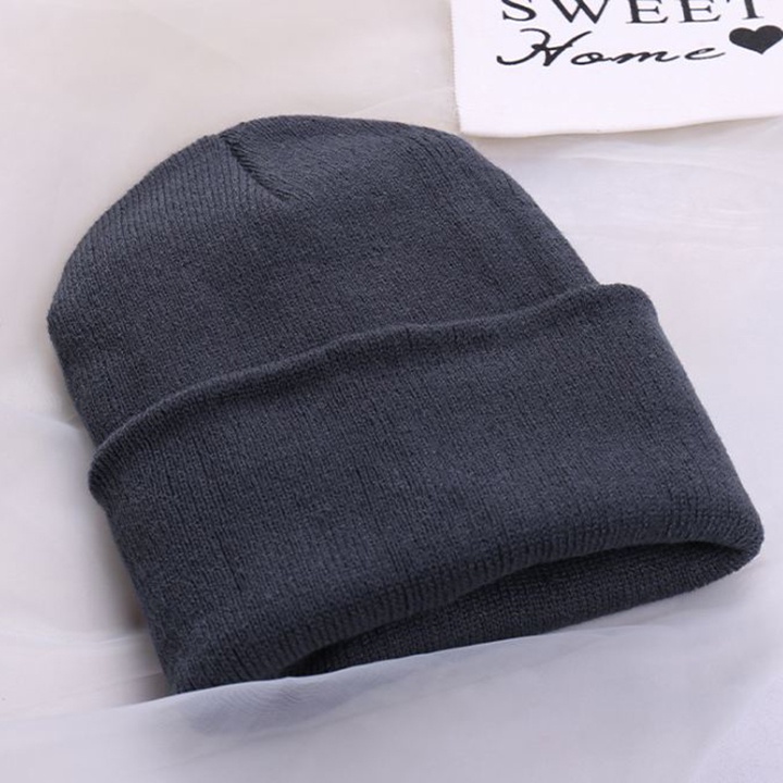 Mũ nón beanie AMIHOUSE nam nữ ngắn trơn nhiều màu chất len dày dặn