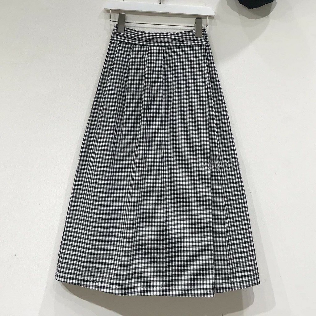 Chân Váy dài họa tiết Caro TORSY-3282 - Gous Official