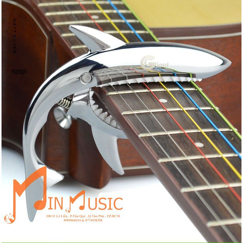 Capo Đàn Guitar Cá Mập ( kẹp classic ,acoustic )