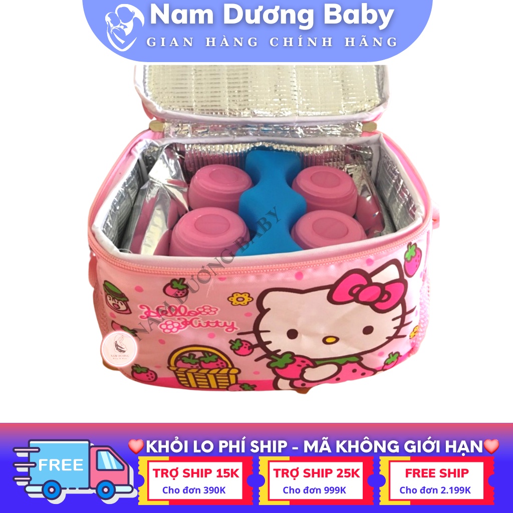 Bộ bảo quản lạnh sữa mẹ | Bộ bảo quản túi giữ nhiệt và đá khô - Hàng Việt Nam chất lượng cao [túi giữ nhiệt+ đá ].