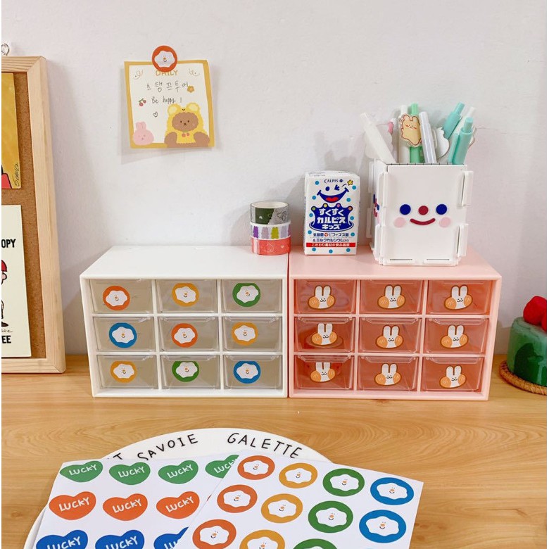 Set 2 hình dán sticker tự làm  vỏ điện thoại di động dán tường dành cho cô gái dẽ thương A-23