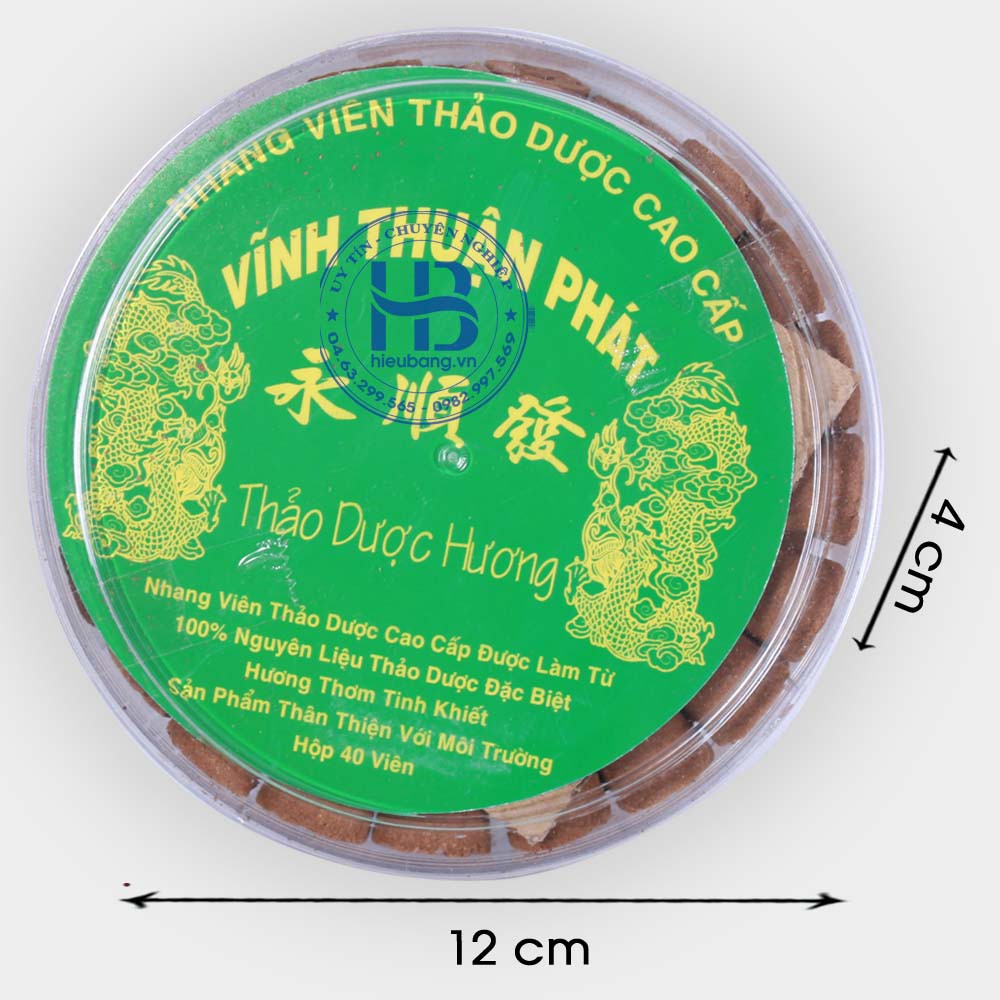 Trầm viên đốt đỉnh thảo dược