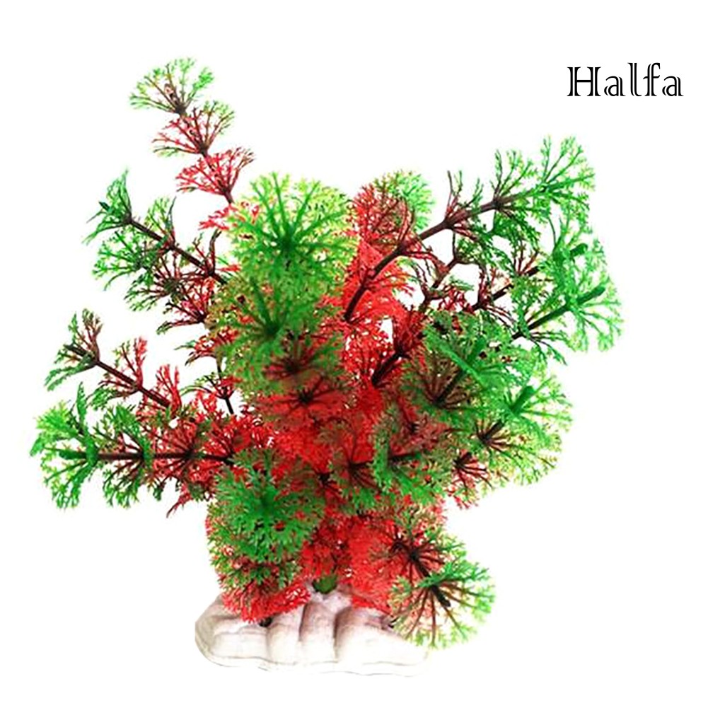Cỏ Nhân Tạo Bằng Nhựa Màu Sắc Sống Động Dùng Để Trang Trí Bể Cá