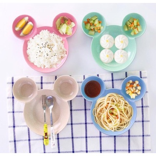Khay ăn dặm lúa mạnh mickey cho bé