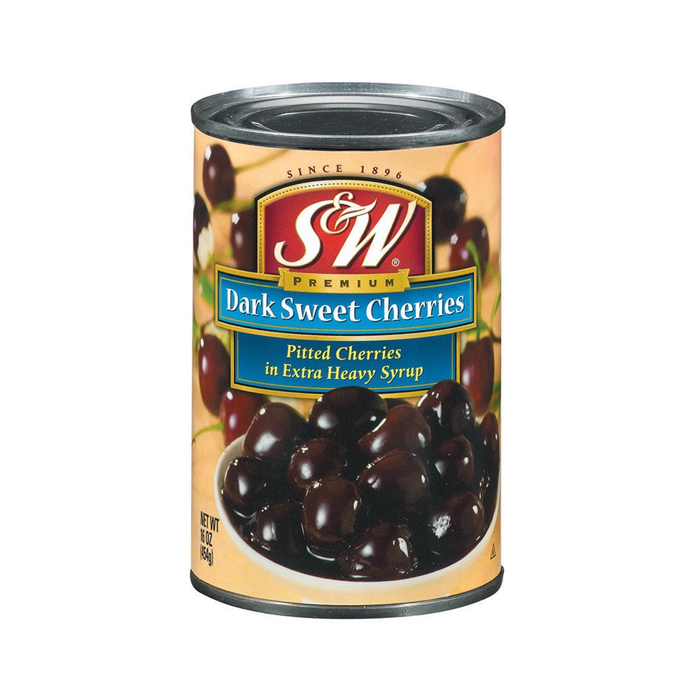 Quả Cherry ngâm SW Dark Sweet Cherries 439g