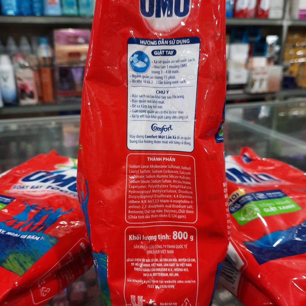 Bột giặt OMO 800g