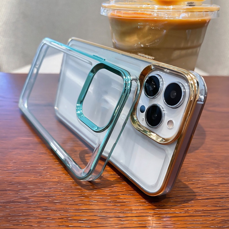Ốp Điện Thoại Cứng Trong Suốt Chống Sốc Sang Trọng Cho iPhone 11 13 12 pro max X / XS XR XS max