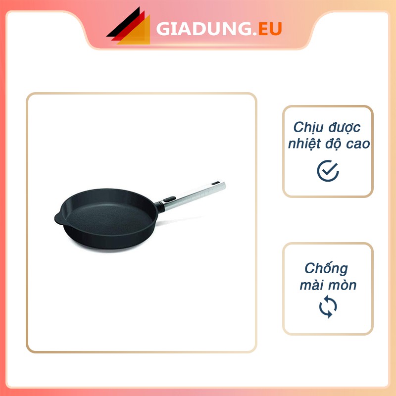 [Mã GIAD52011 hoàn tối đa 1 triệu xu] Chảo gang chống dính Woll Woll DIAMOND XR LOGIC PER CAST PAN