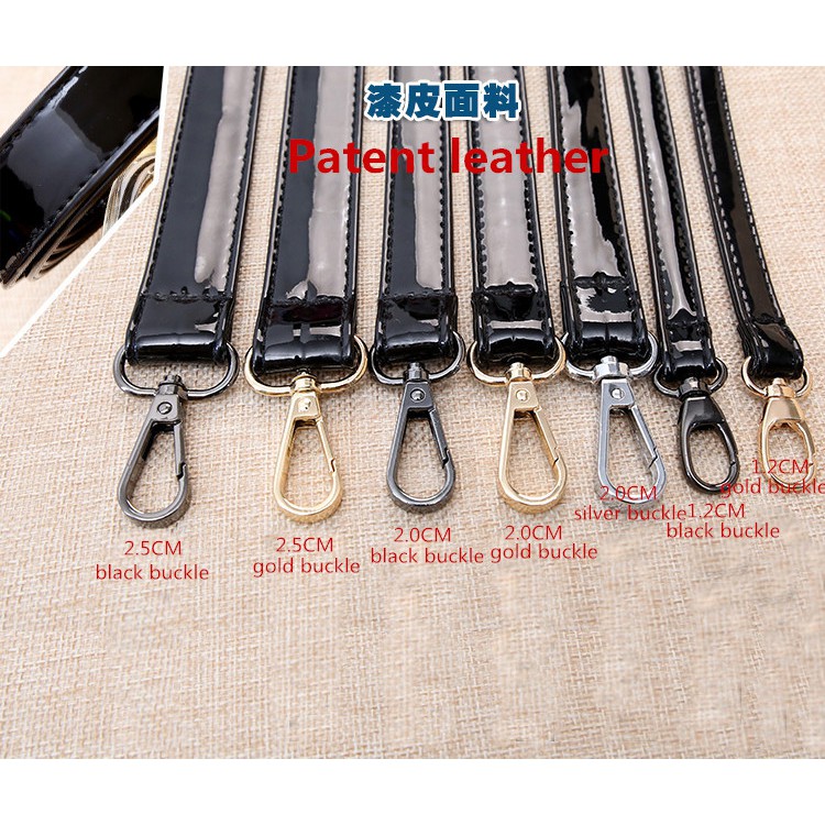 Dây Đeo Túi Xách Bằng Da pu 2.5cm / 2.0cm / 1.2cm