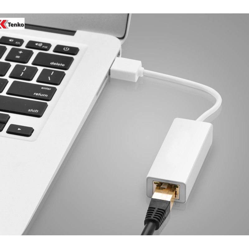 Dây Chuyển Đổi USB Sang Lan USB to Lan - Trắng - Hàng Chính Hãng