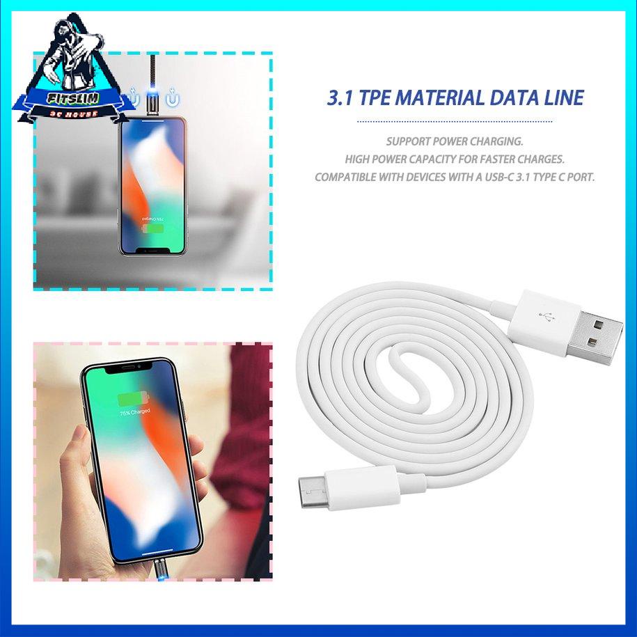 Cáp sạc nhanh USB-C 2.0 Type C Male To Type A Male TPE Data Charge [8/20]