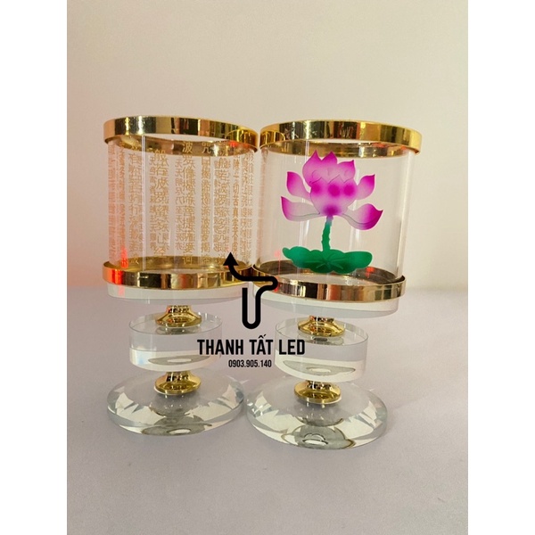 ✨ CHÂN NẾN THỦY TINH TRỤ