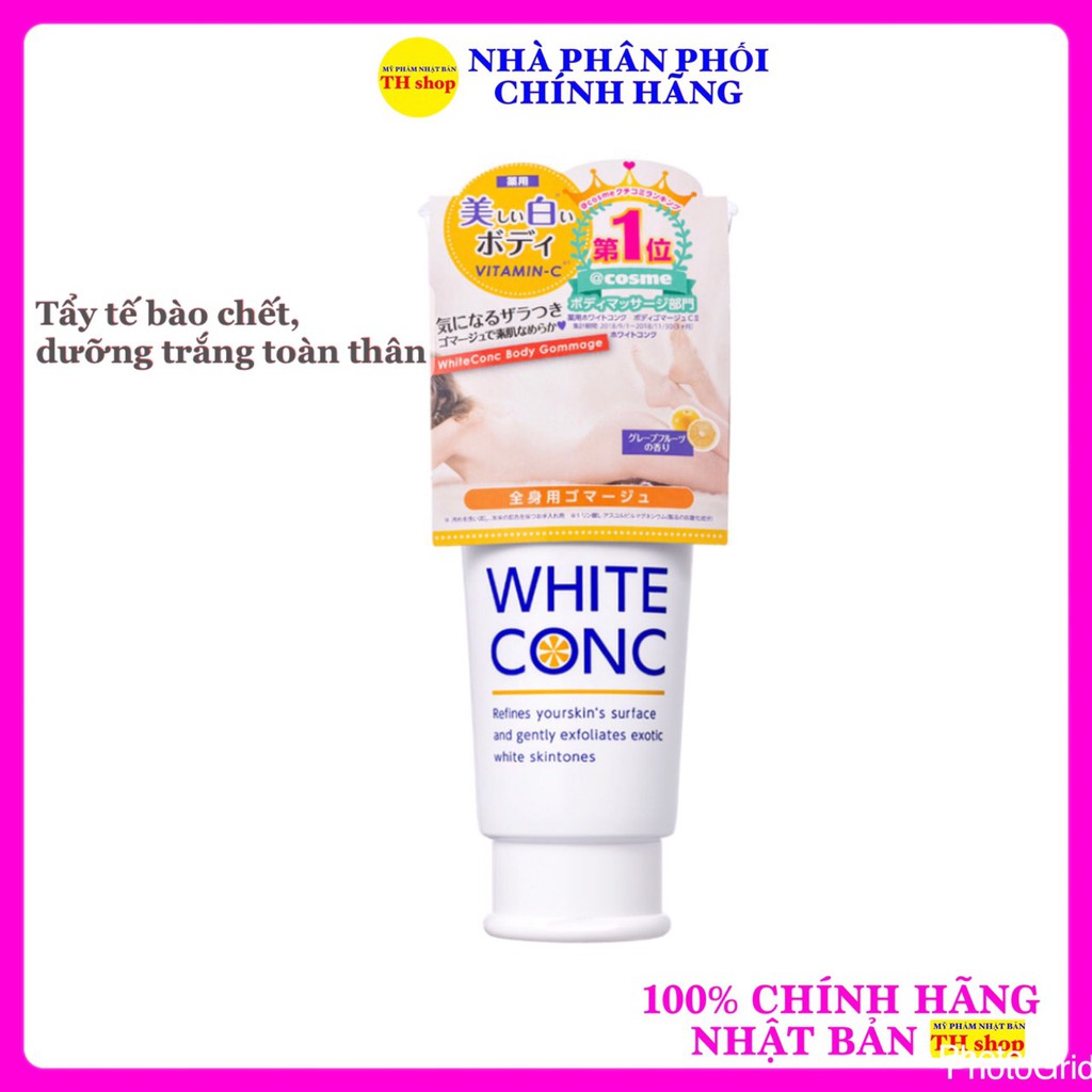 Tẩy tế bào chết dưỡng trắng toàn thân White Conc Body Gommage 180g.