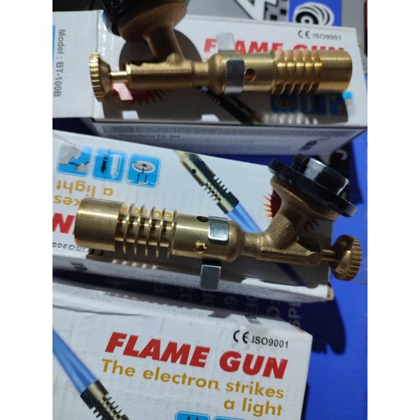Đèn khò ga 1300 độ bằng đồng nguyên khối độ bền cao. Súng khò ga mini