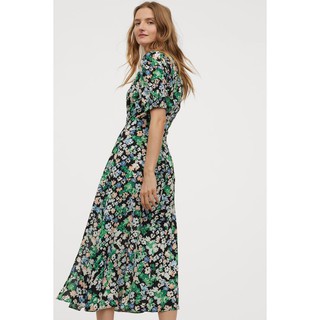 Váy hoa H&M cổ vuông 0855200001