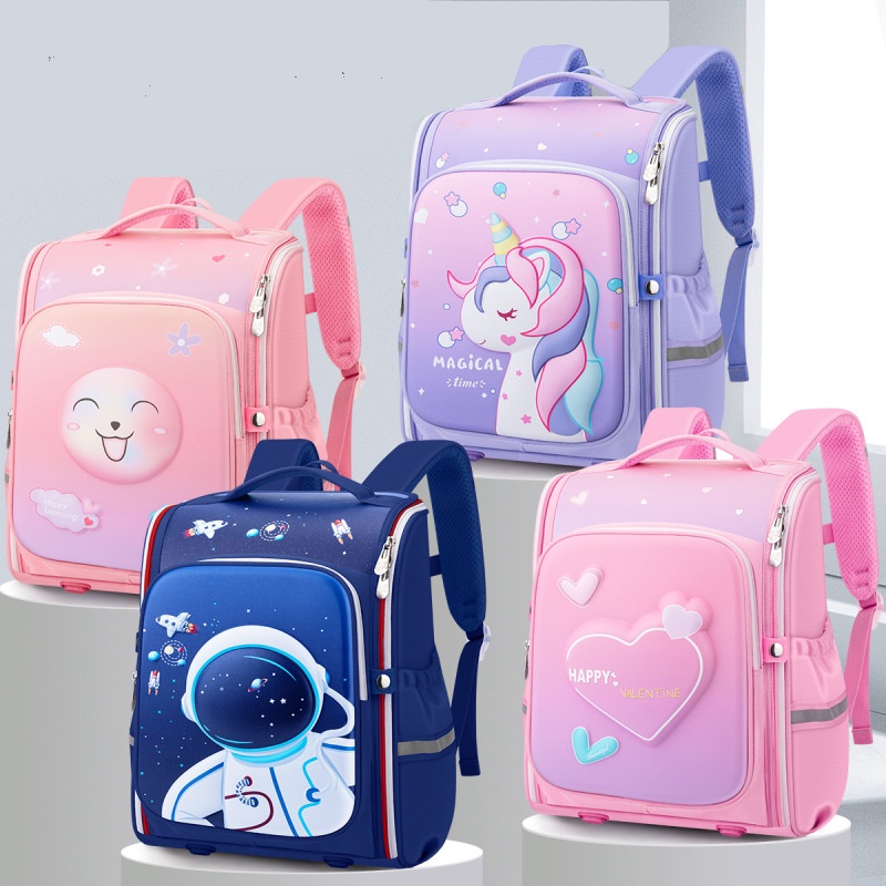Balo chống gù cho bé tiểu học, cặp đi học cho bé, balo đi học [ No brand ] PSB123