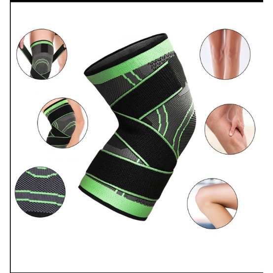 Miếng Bó Dây Cuốn Nén Full Thể Thao Vải Dệt Kim Chơi Đá Bóng Nhẩy cao leo núi xe đạp cầu lông