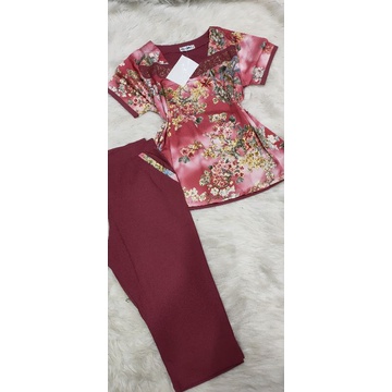 Bộ lửng Quỳnh Anh,áo lụa 3d xịn,quần cotton mịn sale sốc(có size đại)