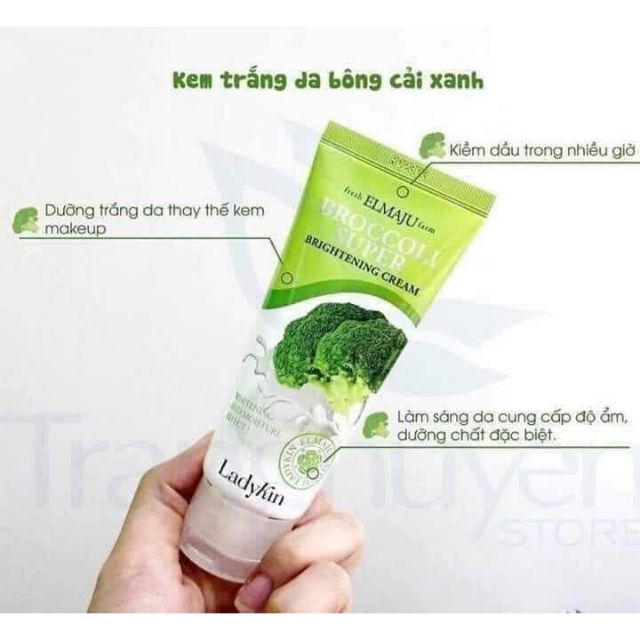 Kem bông cải xanh Ladykin Broccoli Super Brightening