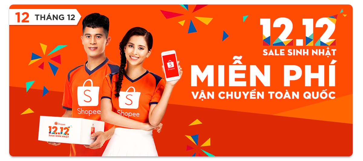 Sinh nhật Shopee 12.12 2018