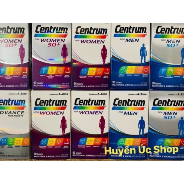 Centrum men, men 50+, women, women 50+ hộp 90 Viên | BigBuy360 - bigbuy360.vn