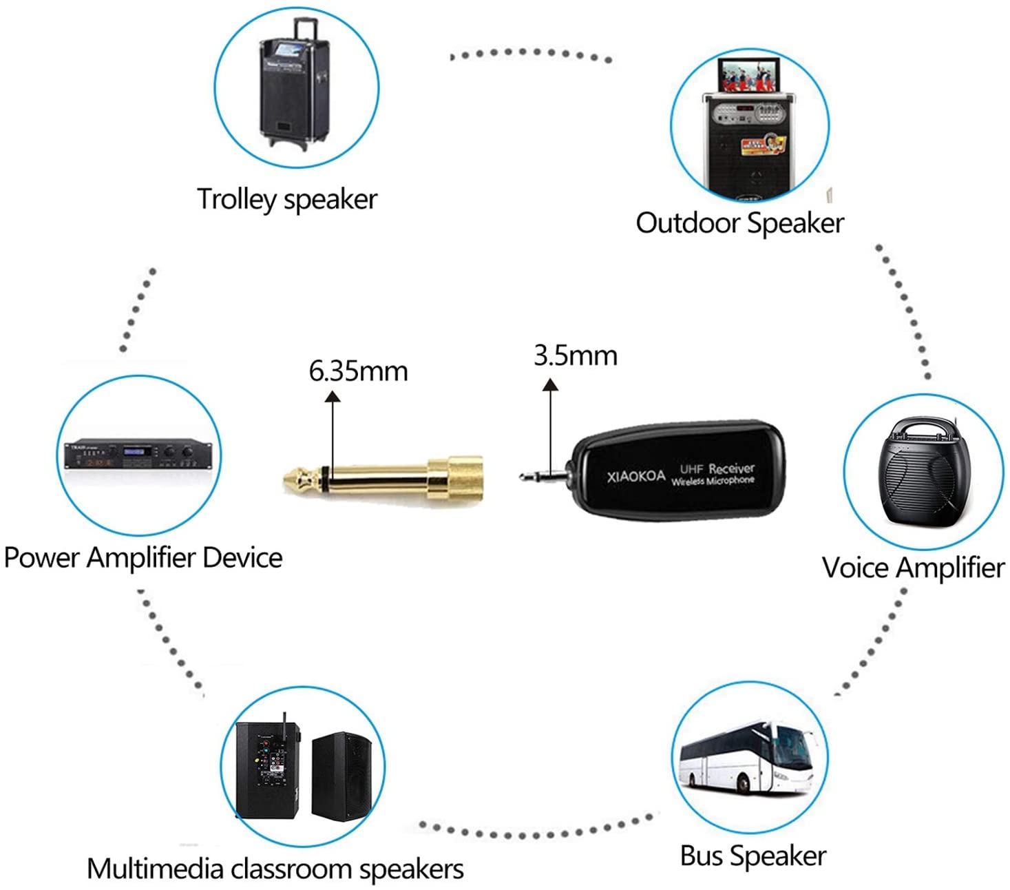 Bộ Micro Không Dây Uhf Chuyên Nghiệp Có Hệ Thống Thu Âm Thanh Cho Máy Tính