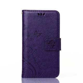 For [ Sony Xperia Z3 Mini ] Embossed Flower PU Leather Wallet Flip Stand Case